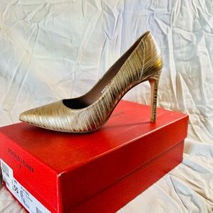 NWT Donald Pliner Platino Stiletto